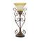 Set of 2" Brown Metal Mediterranean Uplight, 30"